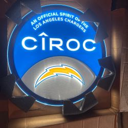 Ciroc LA Chargers Bar Light 