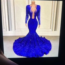 Blue Prom Dress 