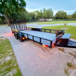 Open Landscape Trailer