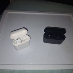 Bluetooth Wireless Earbuds Bundle – 1 Full Set + 1 Single Earbud (Working)