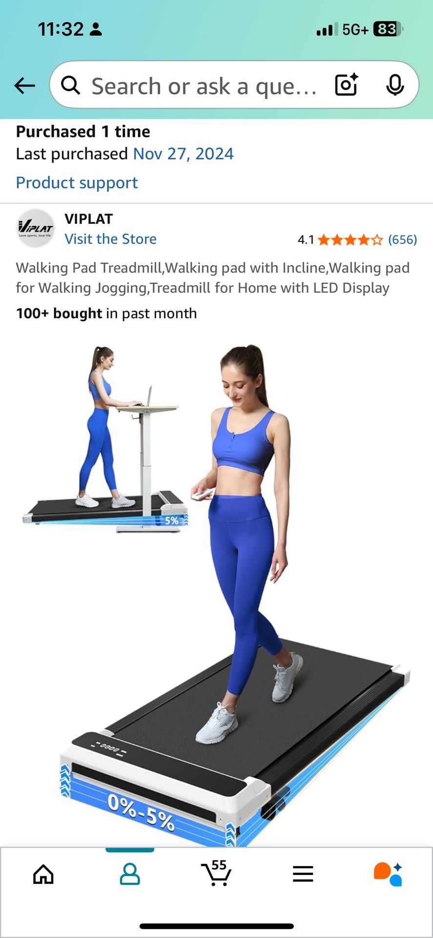 Walking Pad Treadmill