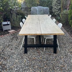 IKEA Dining Table, Dining Chairs
