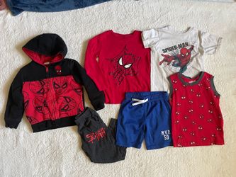 Kids Size 4/5 Spider-Man Clothes Lot