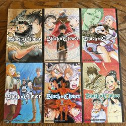 Black Clover Manga Vol 1,2,3,5,8,9