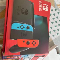 Brand New Nintendo Switch with box include 2 games and case in price