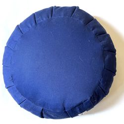 Blue Zafu Meditation Cushion