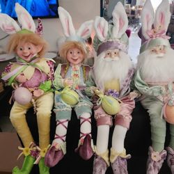 Cynthia Rowley Santa/elf Bunnies