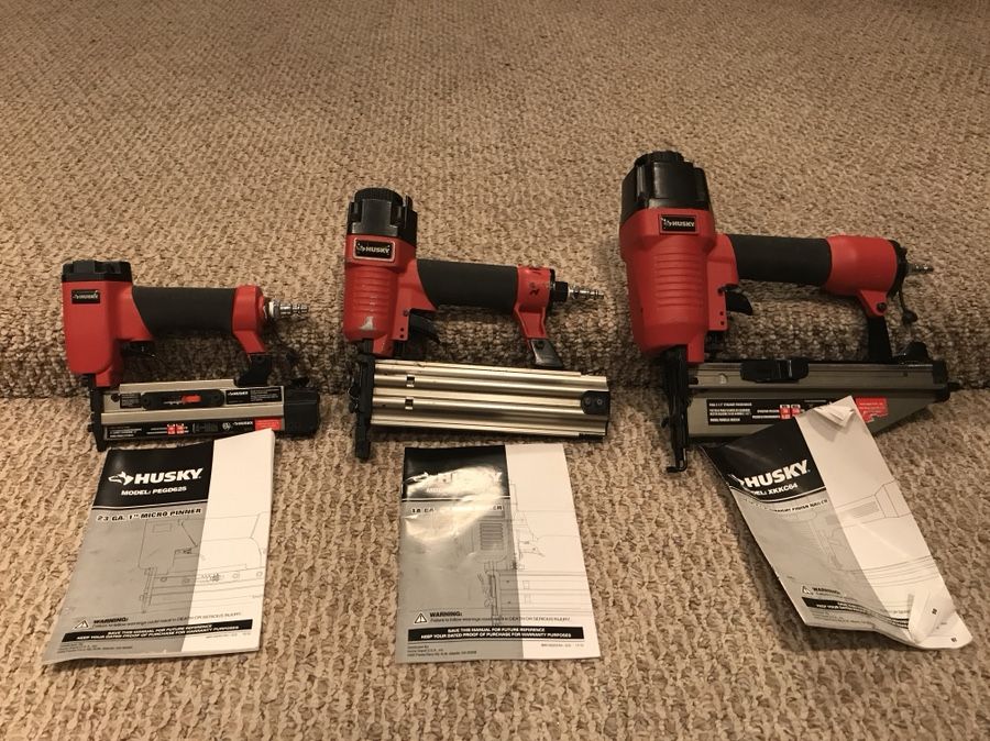 Husky nail gun set
