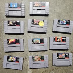Super Nintendo Games - Variety $15-$18