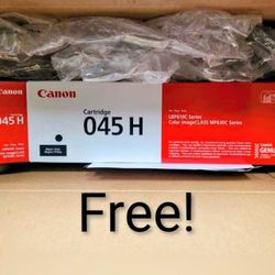 Canon 045H Black Toner Cartridge, High Capacity.