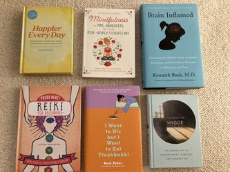 Books about Hygge depression reiki anxiety mindfulness