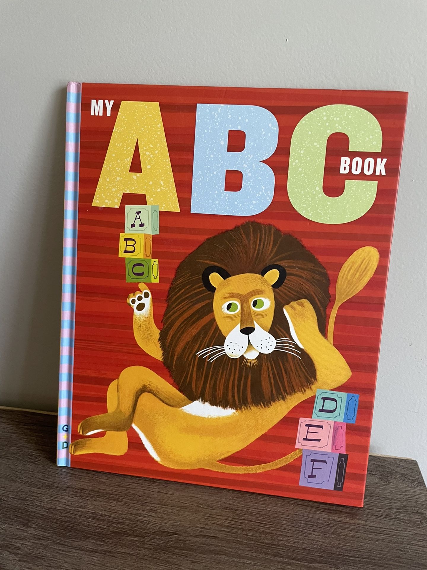 My ABC Book G + D Vintage Hardcover Pictures by Art Seiden WONDER BOOKS