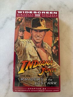 Indiana Jones Raiders of the Lost ark VHS