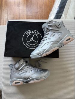 Paris Saint-Germain x Air Jordan 6 Retro 'Silver
