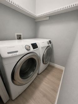 Washer and dryer