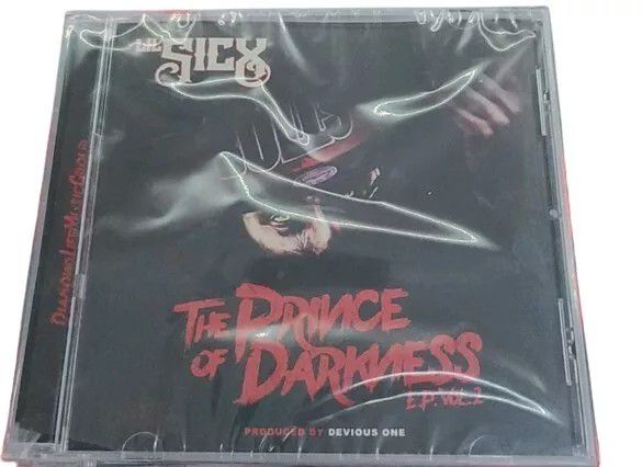 New Lil Sicx The Prince Of Darkness Vol 2 CD Cali Norcal Horrorcore Rap Siccness

