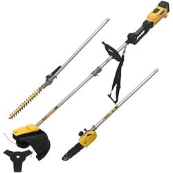 20V Coreless Trimmer/Chainsaw/Edger, 4-in-1 Multi Function Garden Electric Tool