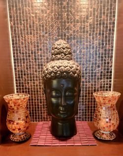 Buddha head. 2 ft tall, 10 inches wide