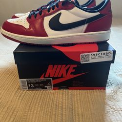 Mens Jordan 1  Low Chicago Sz 13