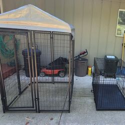 Dog kennel PENDING PICKUP & crate