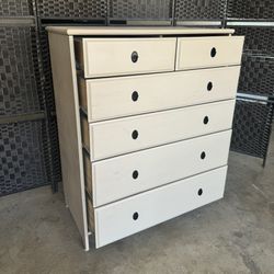 *Refinished* 6-Drawer Tallboy Dresser / By Yours Truly 