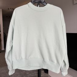 Women's Crewneck Pullover Sweater A New Day Light Green