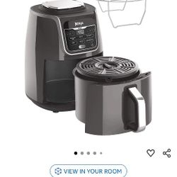 Ninja AF161 Max XL Air Fryer that Cooks, Crisps, Roasts, Bakes, Reheats and Dehydrates, with 5.5 Quart Capacity, and a High Gloss Finish, Grey