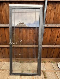 Exterior glass door