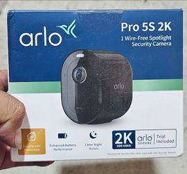 Arlo Pro 5S 2K Wire-Free Spotlight Security Camera