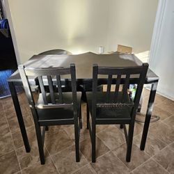 Small Dining Table And 2 Chairs