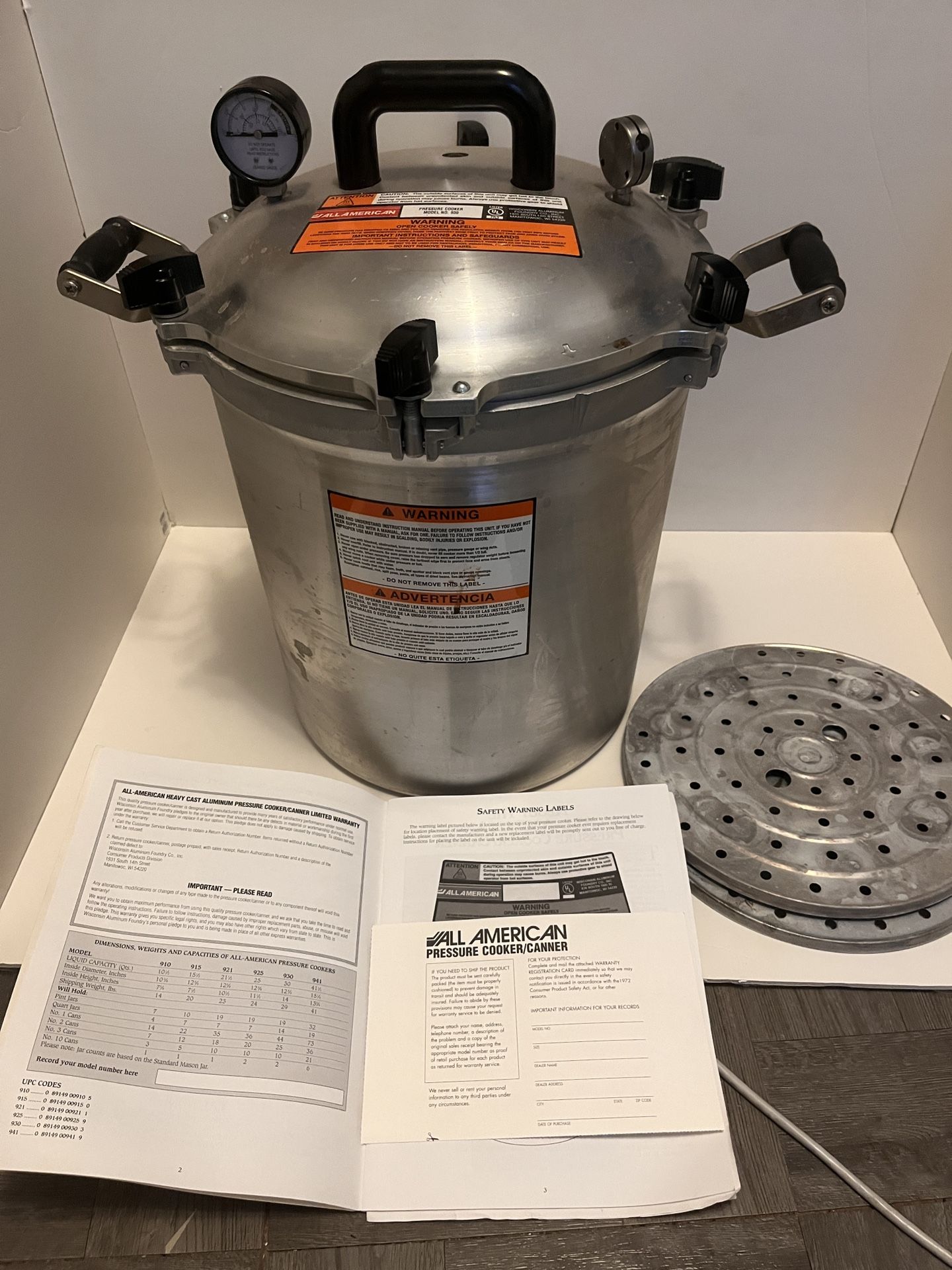 All-American Pressure Cooker