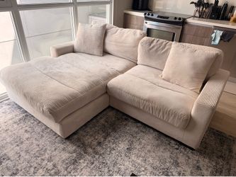Beige sofa