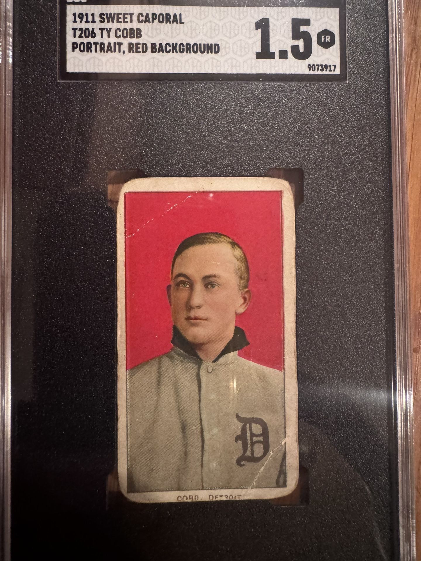 T206 Ty Cobb Red Portrait