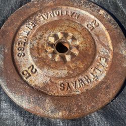 One 25 Lbs Plate