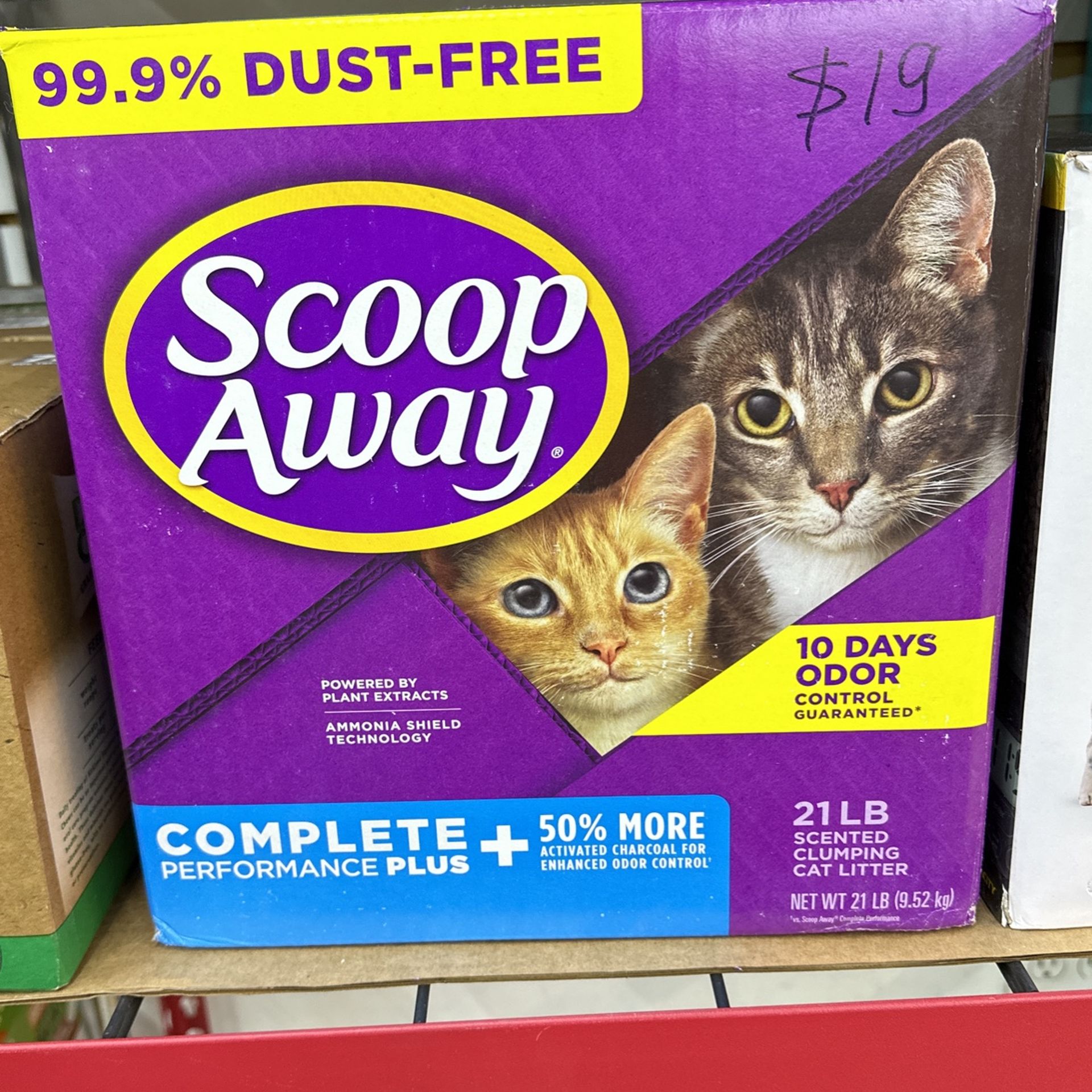 Scoop Away Complete Performance Plus, Scented Cat Litter, Pack Of 2 for
