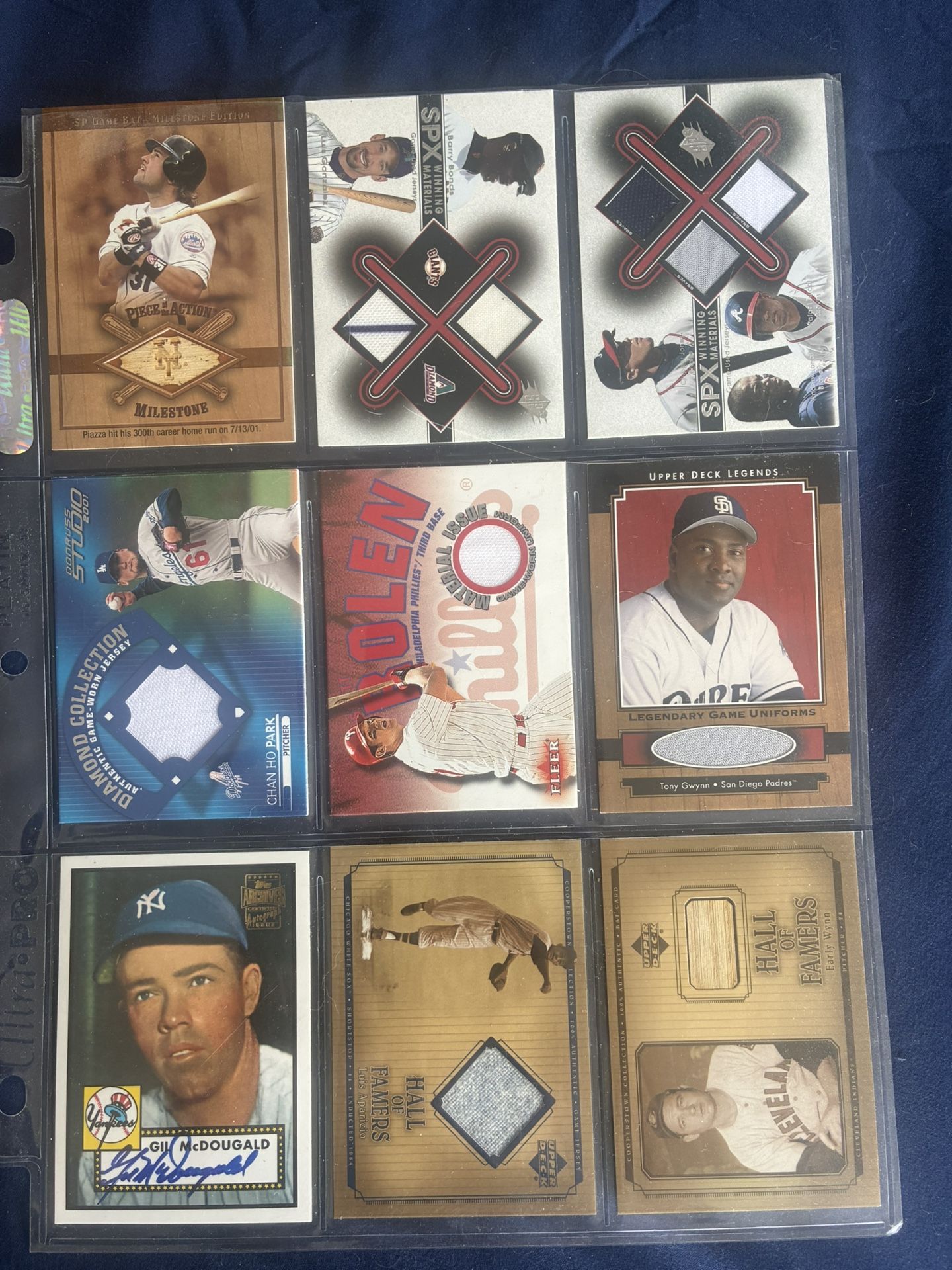 Assorted Numbered Patch/relic Baseball Cards 