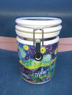 Chaleur Masters Collection Van Gogh Starry Night Canister