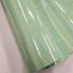Gloss Green Polka Dot Laser Holographic Vinyl Car Wrap