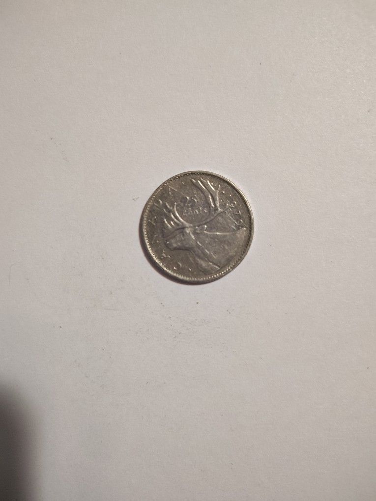 A Rare 25 Cents Of Queen Elizabeth