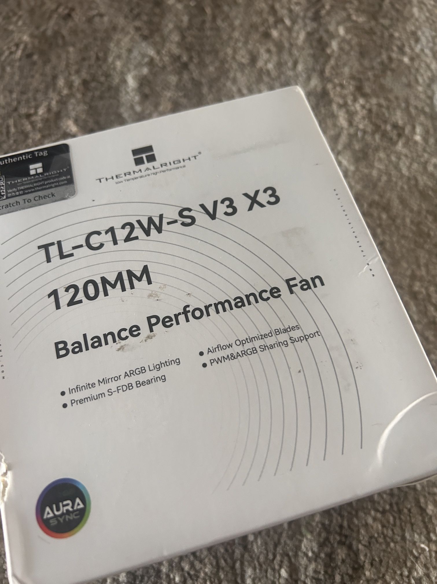 white argb fans 120mm 3 pack thermalright gaming pc build