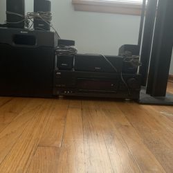 JVC RX-5060 Receiver With Sony Surround Sound