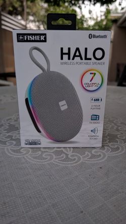 Halo wireless portable speaker