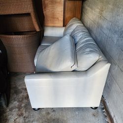 Leather Sleeper Sofa (Brand New)