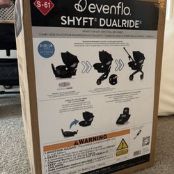 Even Flo Shyft Dual ride stroller Car seat Combo