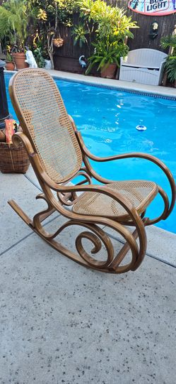 Vintage bent wood Rocking chair