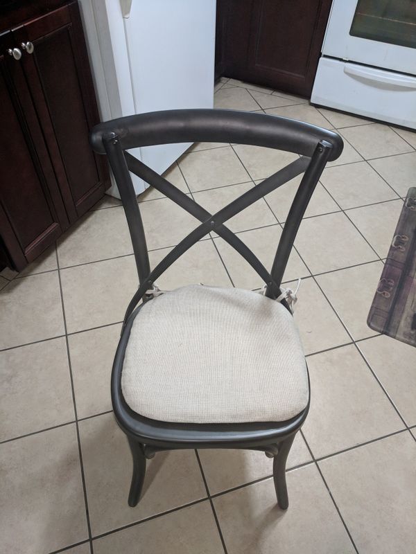 I have 6 Restoration hardware METAL MADELEINE SIDE CHAIR With cushions
