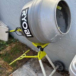 5 Cubic Ft. Ryobi Portable Cement Mixer