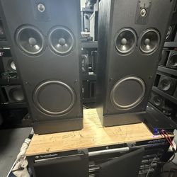 1988 Vintage Polk Sda 2b Floor Speakers 