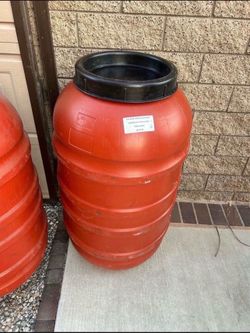 Screw Top Plastic Food Grade 58 Gallons (2-piece Lid) Have 1 It’s $40 Firm