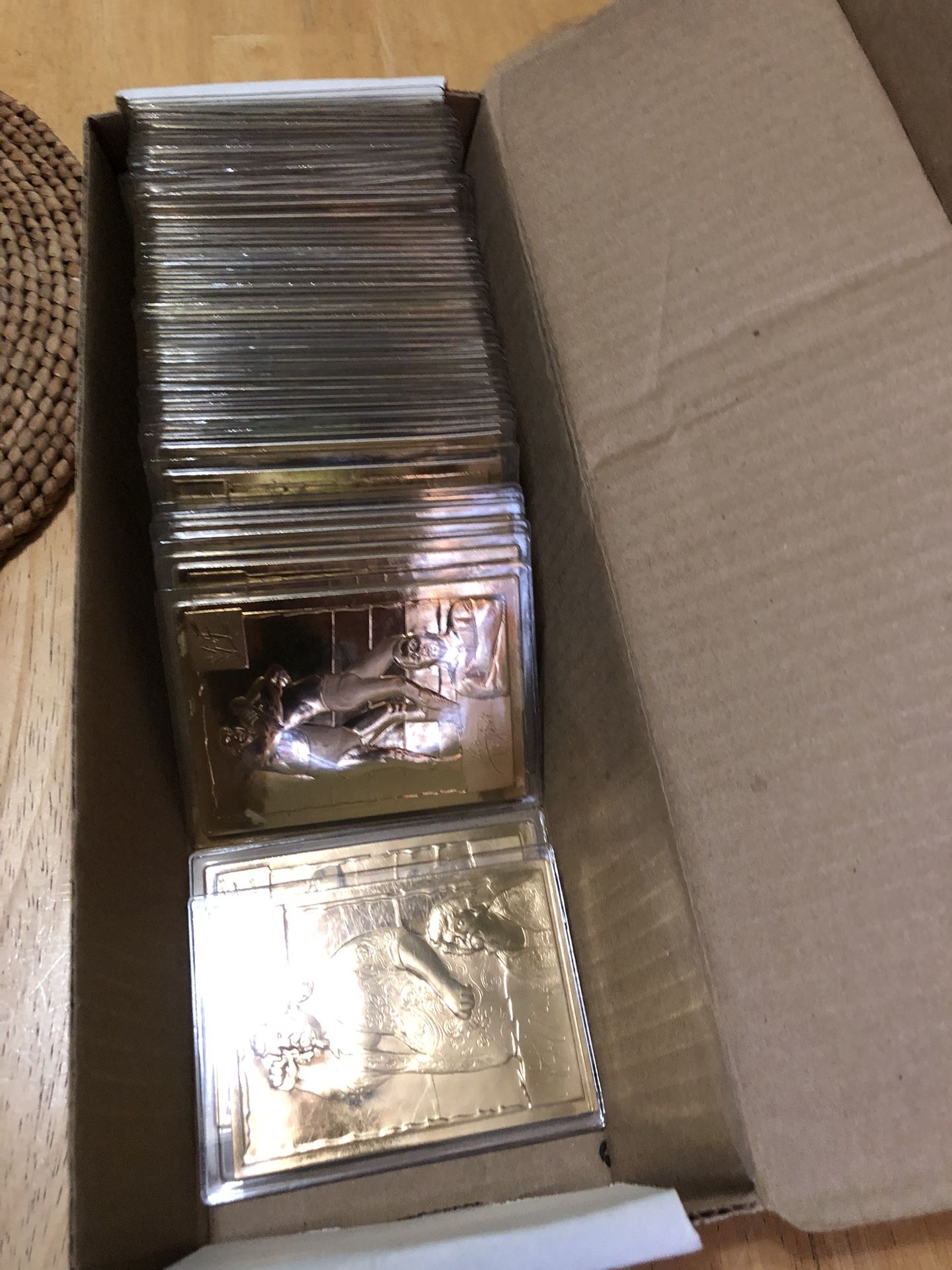 WWF Wrestling Gold Cards